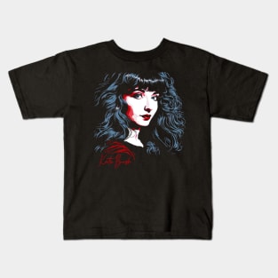 Kate Bush - 80s Retro Design Kids T-Shirt